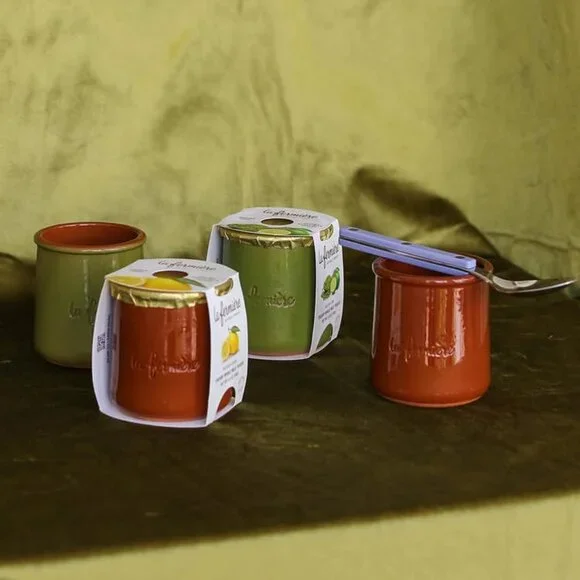 La Fermière Ceramic Yogurt Jars Set -Fall colors - Picture 5 of 5